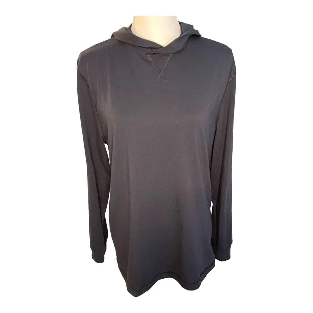 Nordstrom Women’s Small Lightweight‎ Black Hooded Top